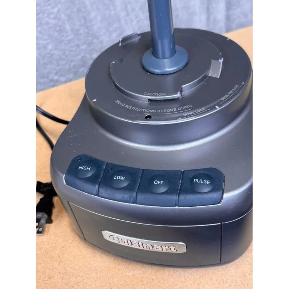 Cuisinart FP-8 Food Processor Base Replacement Gunmetal‎ Grey  Elemental 8-Cup